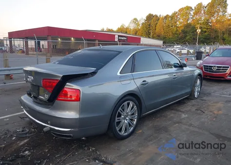 2014 Audi A8 L 4.0T из США, поврежденный, VIN WAUR2AFD4EN006408